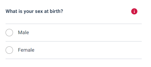 Figure 2a: first question of a group